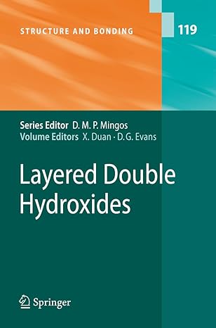 layered double hydroxides 1st edition xue duan ,david g evans 3642066488, 978-3642066481