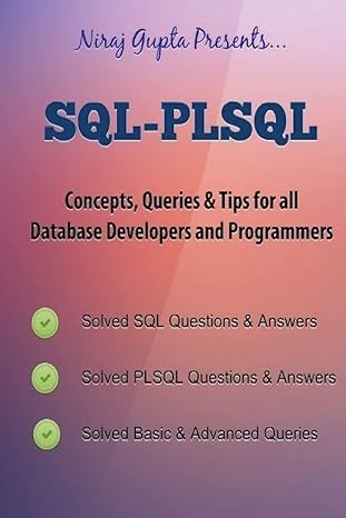 oracle sql sql plsql concepts queries and tips for all database developers and programmers 1st edition niraj