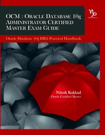 ocm oracle database 10g administrator certified master exam guide 1st edition nilesh kakkad ,prudent's team