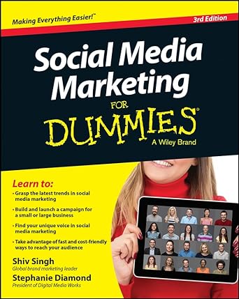social media marketing for dummies 3rd edition shiv singh ,stephanie diamond 1118985532, 978-1118985533
