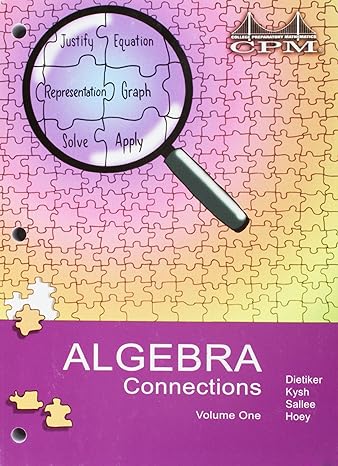 algebra connections volume one 3rd edition hoey , salle 1931287457, 978-1931287456