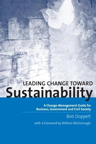 leading change toward sustainability a change management guide for business government and civil society 1st