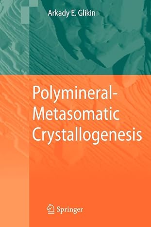 polymineral metasomatic crystallogenesis 1st edition arkady eduardovich glikin 9048180430, 978-9048180431