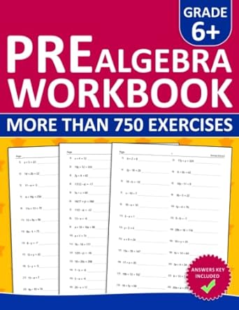 prealgebra workbook more than 750 exercises 1st edition emma school 979-8393186388