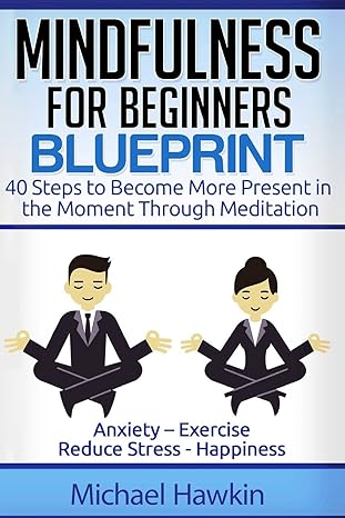 mindfulness for beginners blueprint 40 steps to become more present in the moment through meditation anxiety