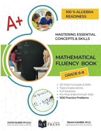 fluency in mathematics mastering essential concepts and skills 1st edition sinan kanbir ,zafer buber