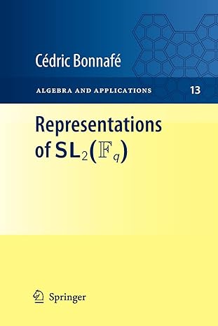 representations of sl2 2011th edition c dric bonnaf 1447125991, 978-1447125990