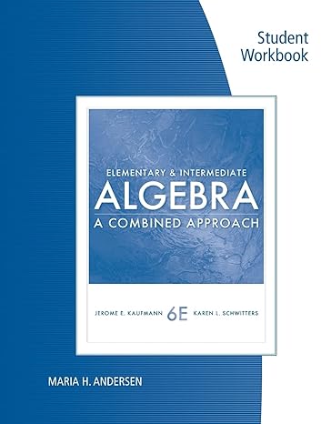 Algebra A Combined Approach