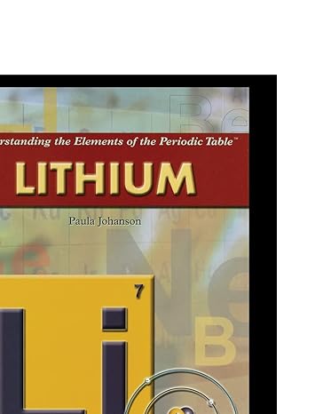 understanding the elements of the periodic table lithium 1st edition paula johanson 1435837762, 978-1435837768