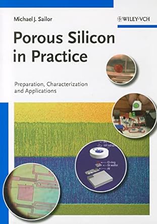 porous silicon in practice preparation characterization and applications 1st edition michael j sailor
