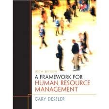 framework for human resource management 1st edition gary dessler b007387uaa