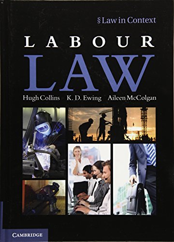 labour law 1st edition hugh collins , k d ewing , aileen mccolgan 1107027829, 9781107027824