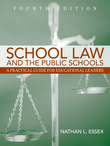 null school law and the public schools 4th edition nathan l essex 0205508162, 9780205508167