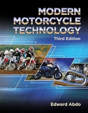modern motorcycle technology 3rd edition edward abdo 1305497481, 978-1305497481