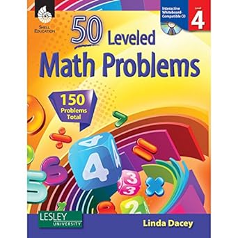 50 leveled math problems level 4 1st edition linda dacey 1425807763, 978-1425807764