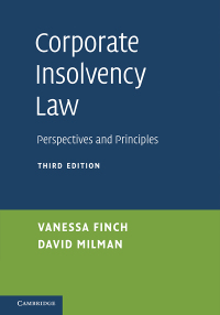 corporate insolvency law 3rd edition vanessa finch, david milman 1107039916, 9781107039919