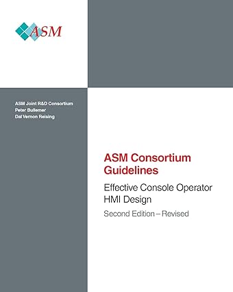 asm consortium guidelines effective console operator hmi design 2nd edition asm consortium 1514203855,