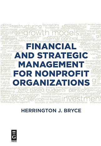 financial and strategic management for nonprofit organizations 4th edition herrington j bryce 1501514709,