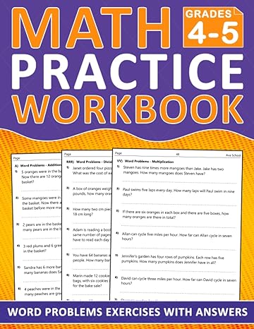 math practice workbook grade 4 5 1st edition ava school 979-8861491181