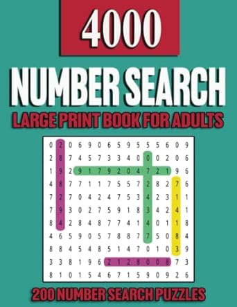 4000 number search large print book for adults 1st edition jeff sharp 979-8426907607