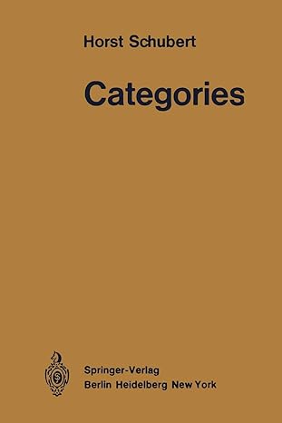 categories 1st edition horst schubert ,eva gray 3642653669, 978-3642653667