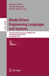 model driven engineering languages and systems 13th international conference models 2010 oslo norway october
