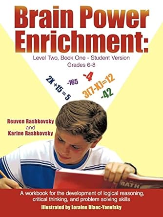 brain power enrichment level two book one student version grades 6 8 a workbook for the development of