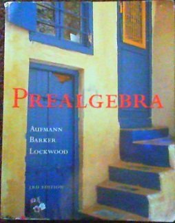 prealgebra 3rd edition richard n aufmann ,vernon c barker ,joanne s lockwood 0618121617, 978-0618121618