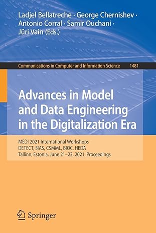 advances in model and data engineering in the digitalization era medi 2021 international workshops detect