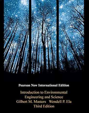 introduction to environmental engineering and science pears 3rd international edition gilbert masters