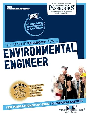 environmental engineer 1st edition national learning corporation 1731836732, 978-1731836731