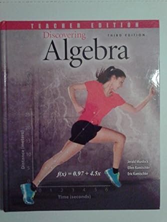 discovering algebra 3rd edition murdock et al 1465239065, 978-1465239068