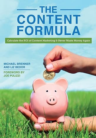 the content formula calculate the roi of content marketing and never waste money again 1st edition michael