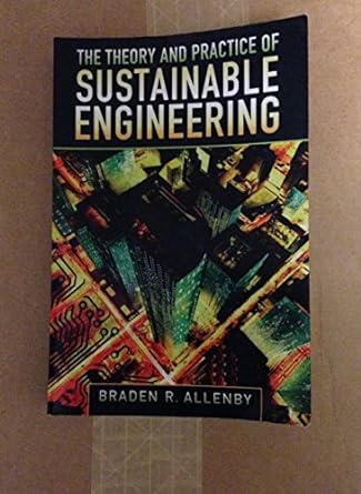 theory and practice of sustainable engineering the 1st edition braden allenby 0132127997, 978-0132127998