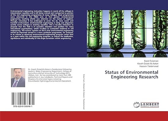 status of environmental engineering research 1st edition saeid eslamian ,kaveh ostad-ali-askari ,hossein