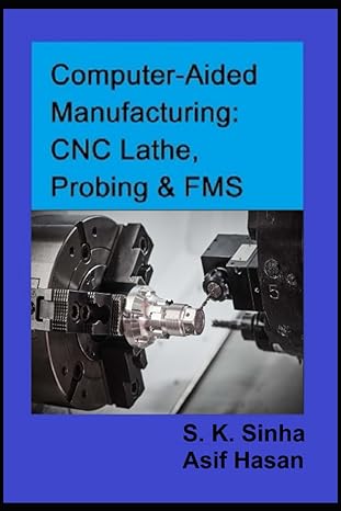 computer aided manufacturing cnc lathe probing and fms 1st edition s. k. sinha ,asif hasan 979-8854668323