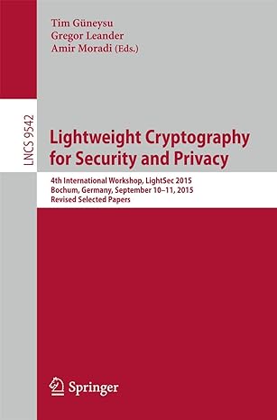 lightweight cryptography for security and privacy 4th international workshop lightsec 2015 bochum germany