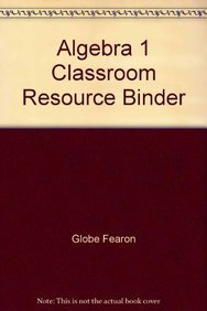 algebra 1 classroom resource binder 1st edition pearson education 0835934969, 978-0835934961
