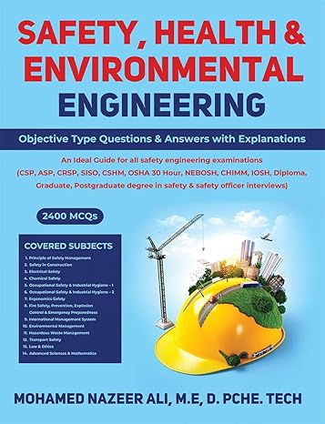 safety health and environmental engineering objective type questions and answers with explanations 1st
