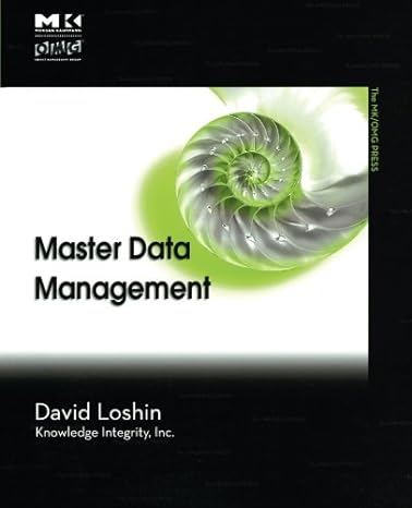 master data management 1st edition david loshin 0123742250, 978-0123742254