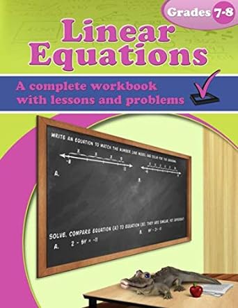 linear equations 1st edition maria miller 1533161216, 978-1533161215