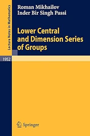 Lower Central And Dimension Series Of Groups