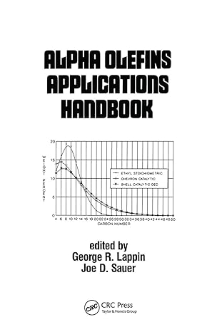 alpha olefins applications handbook 1st edition george r lappin, joe d sauer 0367451115, 978-0367451110
