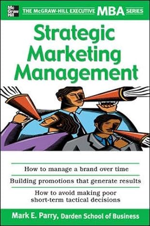 strategic marketing management 1st edition mark parry 0071450939, 978-0071450935