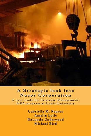 a strategic look into nucor corporation a case study for strategic management for the mba program at lewis
