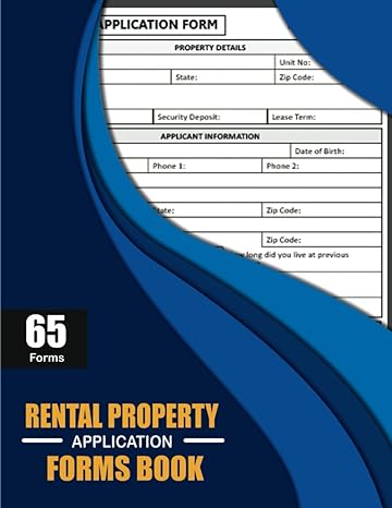 rental property application forms book house lease log for new tenants real estate agent resources 1st