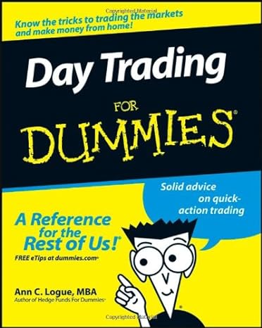 day trading for dummies 1st edition ann c. logue 0470171499, 978-0470171493