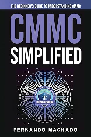 cmmc simplified 1st edition fernando machado 1088207707, 978-1088207703