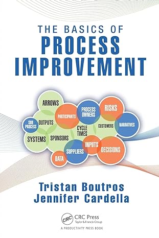 the basics of process improvement 1st edition tristan boutros ,jennifer cardella 1498719880, 978-1498719889