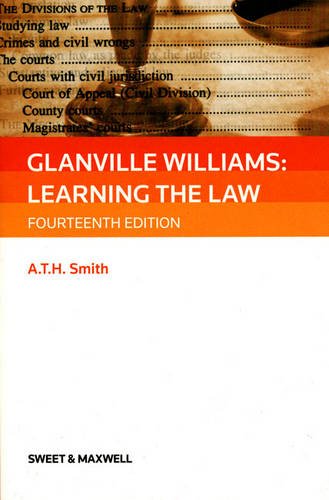 glanville williams learning the law 14th edition glanvillel williams , a t h smith 0414041739, 9780414041738